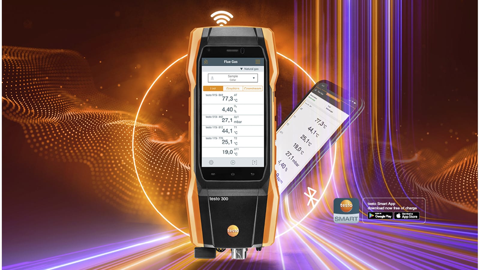 高效烟气测量的备选方案  testo 300 NEXT LEVEL：可同时使用多