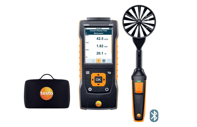 testo 440 100 mm Vane Kit with Bluetooth&reg;